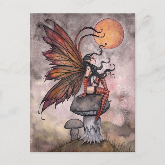Autumn Fairy Postcard von Molly Harrison Postkarte (Vorderseite)