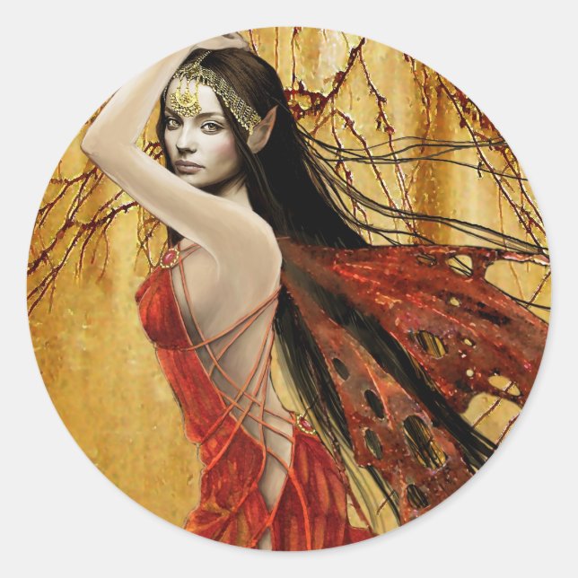 Autumn Fairy Sticker (Vorderseite)