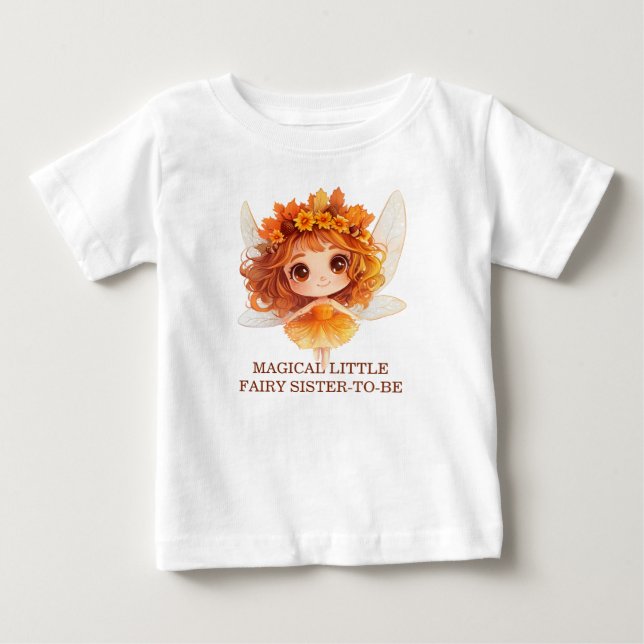 Autumn Fairy Woodland Baby T-shirt (Vorderseite)