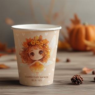 Autumn Fairy Woodland Pappbecher