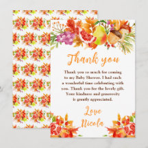 Autumn Fall Harvest Baby Shower