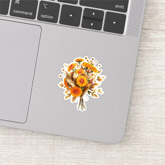 Autumn Floral Bouquet Aufkleber