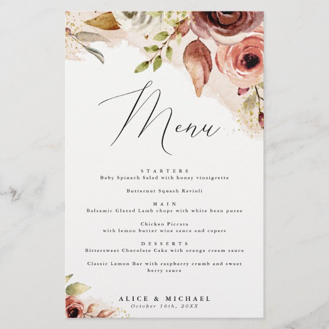 Autumn Floral Flyer (Vorne)