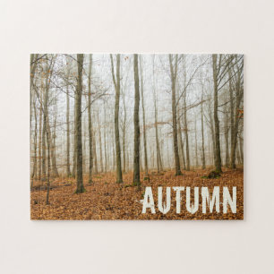 Autumn Forest Mist and Fog Fall Season gift