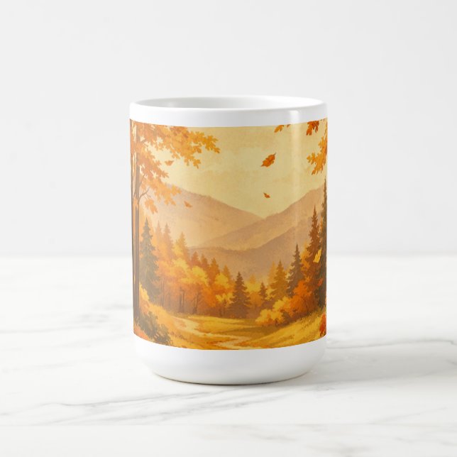 Autumn Forest Nature Mug Kaffeetasse (Mittel)