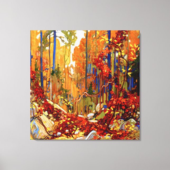 Autumn Garland, Fine Art von Tom Thomson, Leinwanddruck (Vorderseite)