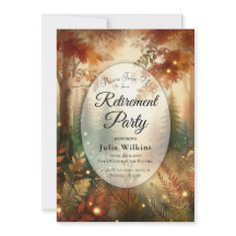Autumn Glow Enchanted Forest Retirement Party 