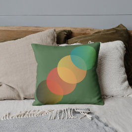 Autumn Glow Geometric Kissen