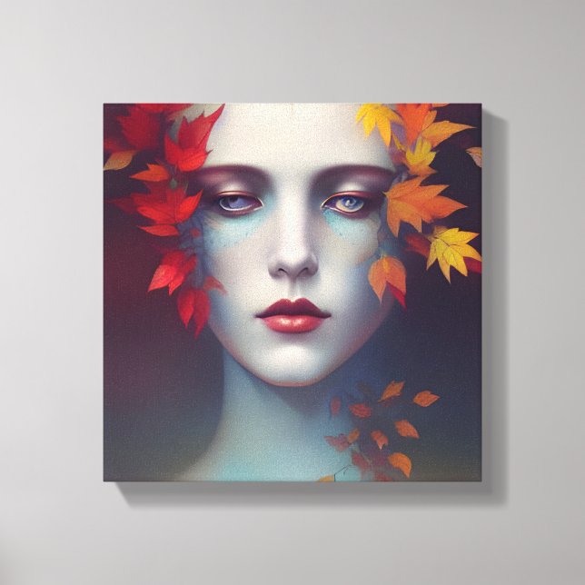Autumn Goddess Canvas Print Leinwanddruck (Vorderseite)
