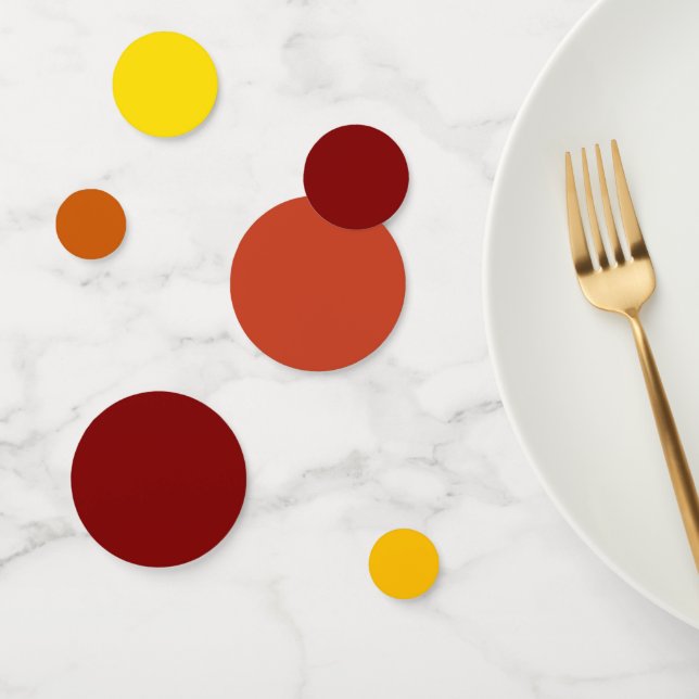 Autumn Gradient Thema Party Table Confetti Konfetti (Gruppe)