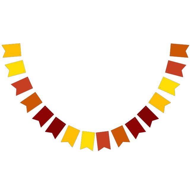 Autumn Gradient Theme Dreiecksthema Wimpelkette (Alle)