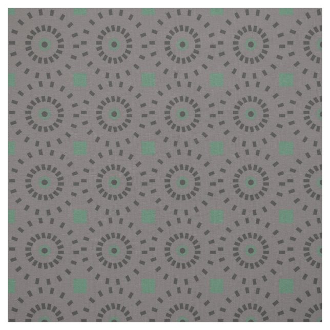 Autumn Gray Circle Pattern Stoff (Muster)