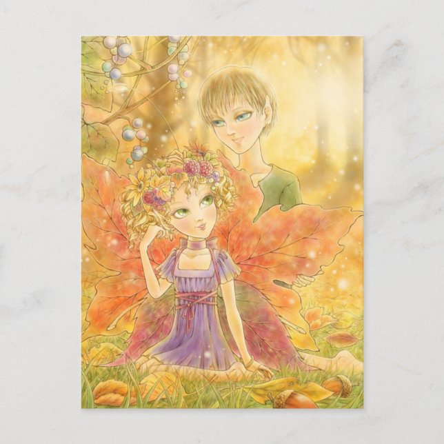 Autumn Harmony Postcard Postkarte (Vorderseite)