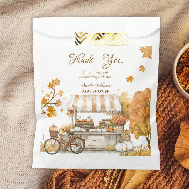 Autumn Harvest Baby Shower Vielen Dank Geschenktütchen (Von Creator hochgeladen)