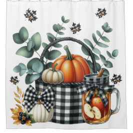 Autumn Harvest Shower Curtain Duschvorhang