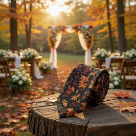 Autumn Heritage Leaves Luxury Fall Krawatte