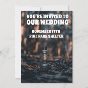 AUTUMN HOCHZEIT IM HERBST LANTERN CUSTOM EINLADUNG