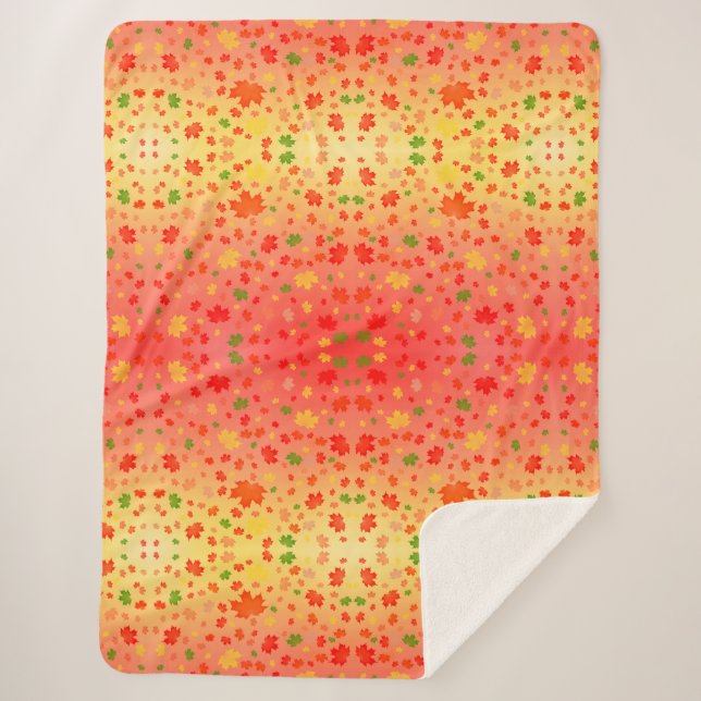 Autumn Kaleidoskop Sherpadecke (Vorderseite)