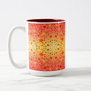 Autumn Kaleidoskop Zweifarbige Tasse