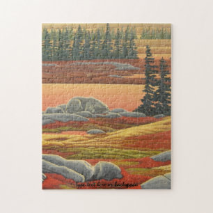 Autumn Landcape Puzzle Ours polaires personnalisés