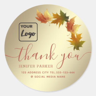 Autumn lässt individuelles Logo dank klassischer R Runder Aufkleber
