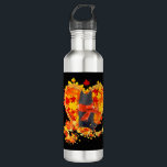 Autumn Leaf Heart Schipperke Scarf Fall Lover Edelstahlflasche<br><div class="desc">Autumn Leaf Heart Schipperke Scarf Fall Lover</div>