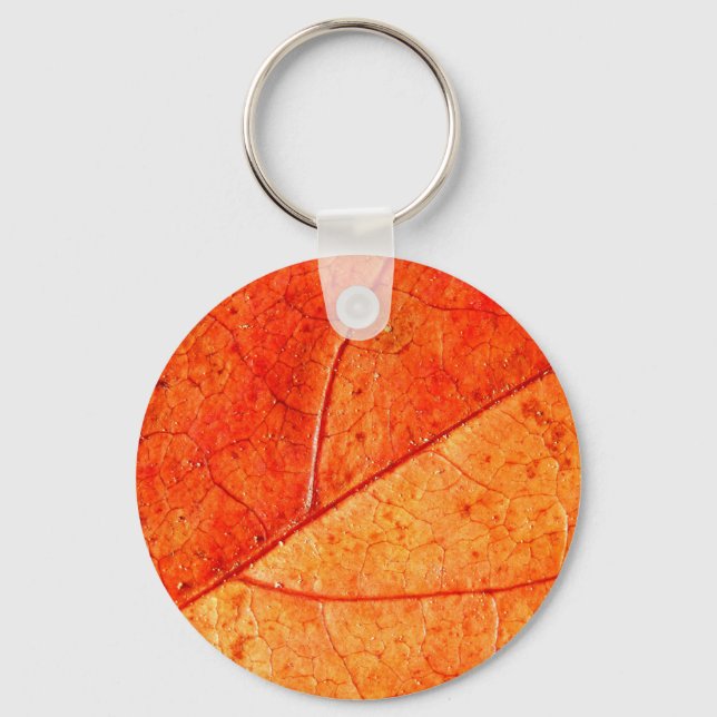 Autumn Leaf Key Ring Schlüsselanhänger (Vorderseite)