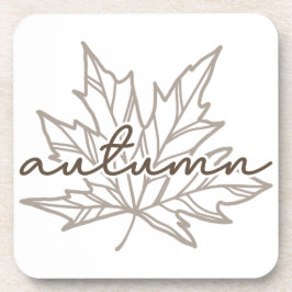 AUTUMN LEAF Untersetzer aus hartem Kunststoff