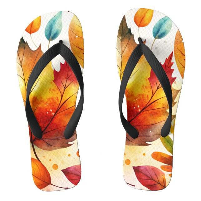 Autumn Leaves Flip Flops (Fußbett)