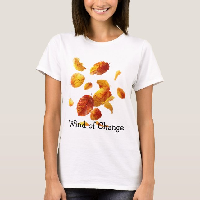 Autumn Leaves in Flight T-Shirt (Vorderseite)