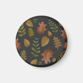 Autumn leaves magnet