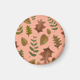 Autumn leaves magnet