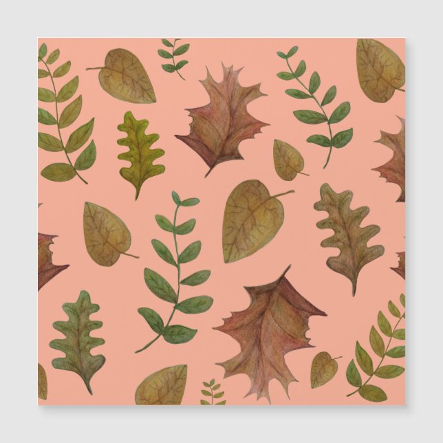 Autumn leaves magnetkarte (Vorderseite)