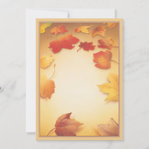 Autumn Leaves © Mitteilungskarte