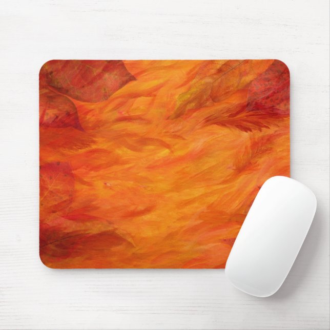 Autumn Leaves Mousepad (Mit Mouse)