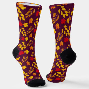 "AUTUMN Leaves" Mustersocken Socken