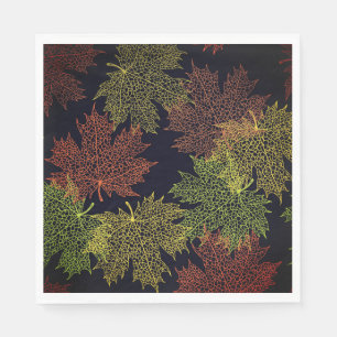 Autumn Leaves Napkins Serviette