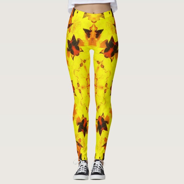 Autumn Leaves ~October ~ Halloween ~Erntedank ~ Leggings (Vorderseite)