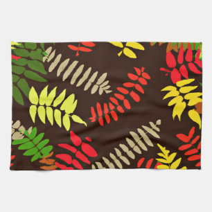 Autumn Leaves Pattern Art Geschirrtuch