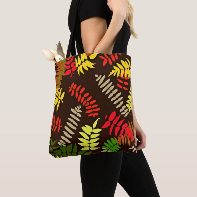 Autumn Leaves Pattern Art Tasche (Von Nahem)