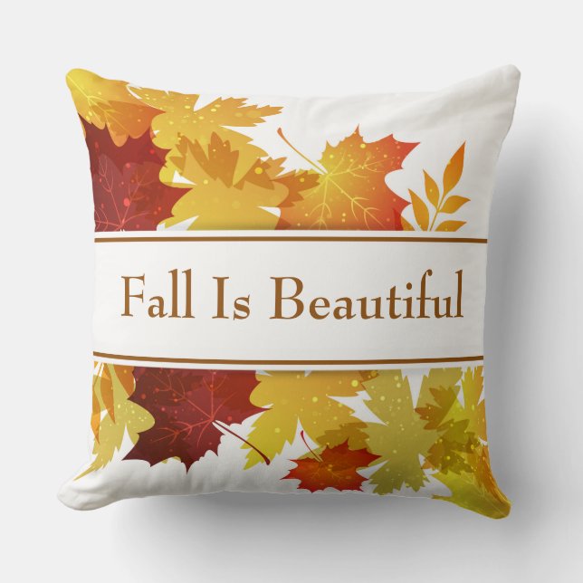Autumn Leaves Pillow Kissen (Vorderseite)