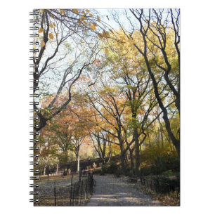 Autumn Leaves Riverside Park New York City NYC Notizblock