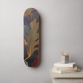 Autumn Leaves Under Water | Georgia O'Keeffe | Skateboard