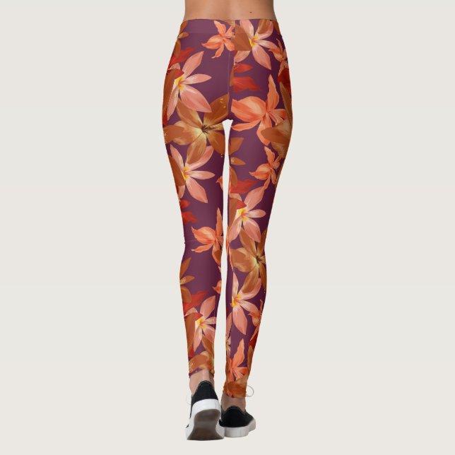 Autumn Lily Leggings (Rückseite)