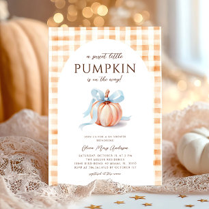 Autumn Little Pumpkin Baby Shower Einladung
