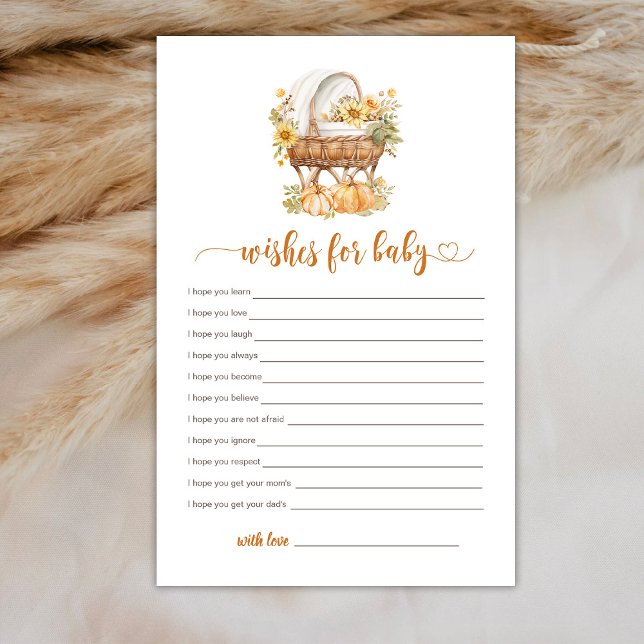 Autumn Little Pumpkin Neutral Wünsche für Babyspie (Von Creator hochgeladen)