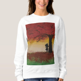 Autumn Lonely Girl T - Shirt