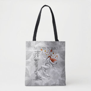 Autumn Magic Dancer Cymbals Redhead Nouveau Wicca Tasche