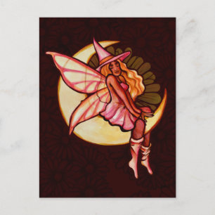 Autumn Mairy Hexerei Daisy Artwork MoonChild Postkarte