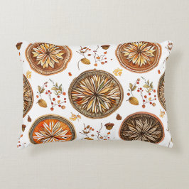 Autumn Mandala Pattern Dekokissen
